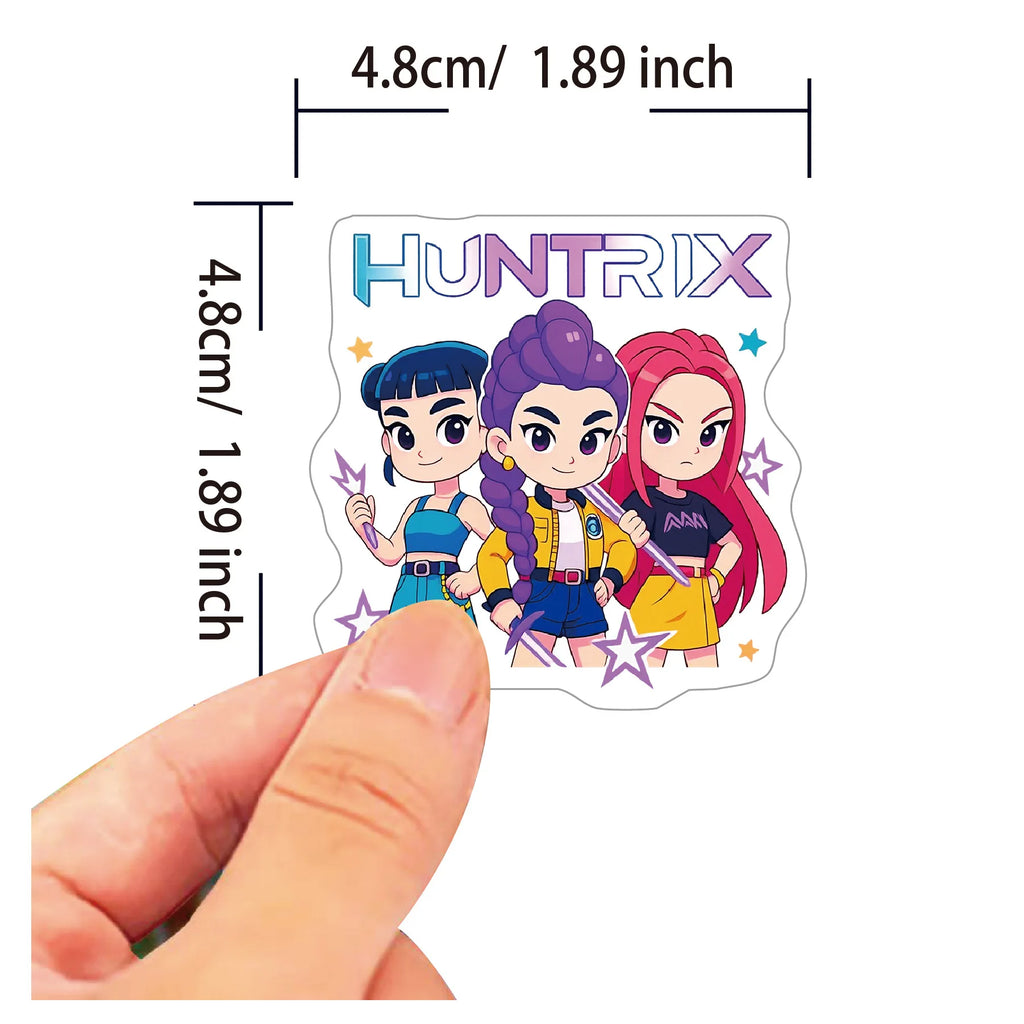 100PCS Kpop Girl Group Stickers Set Waterproof Glossy Cartoon Decals for Phone Case Luggage Laptop Skateboard - DIY Decor