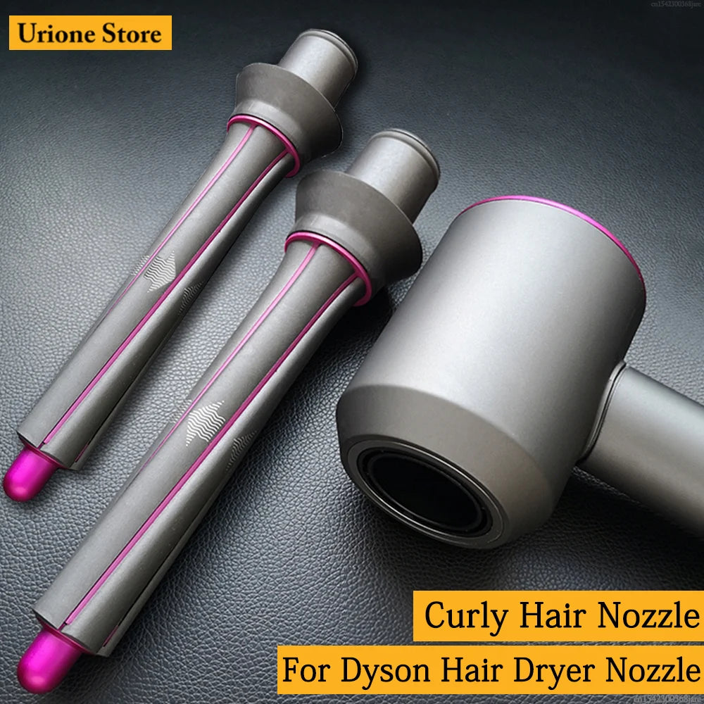 Hair Dryer Curling Attachment 40mm Automatic Curling Nozzle For Dyson Supersonic Hair Dryer Accessories Air Styler Cylinder Comb