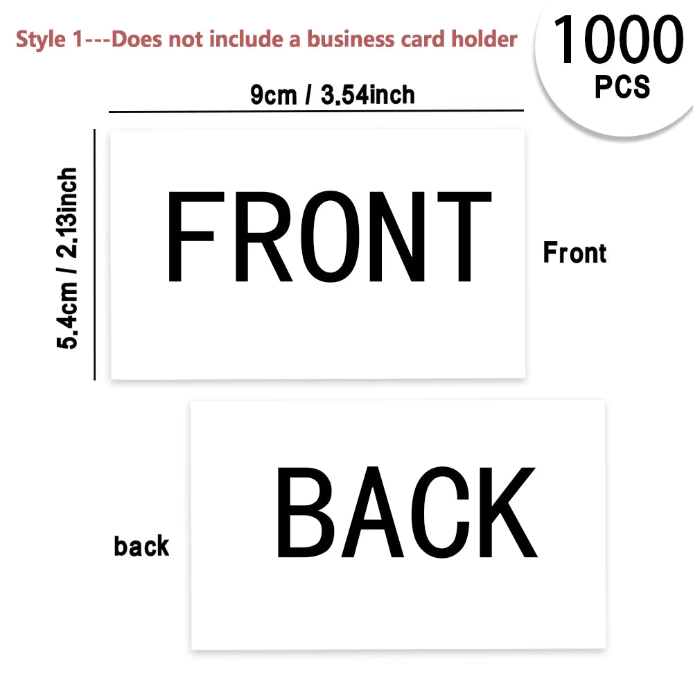 200pcs, Custom Business Cards/Cards, Desktop Business Cards, Thank You Cards, Matte Film Surface