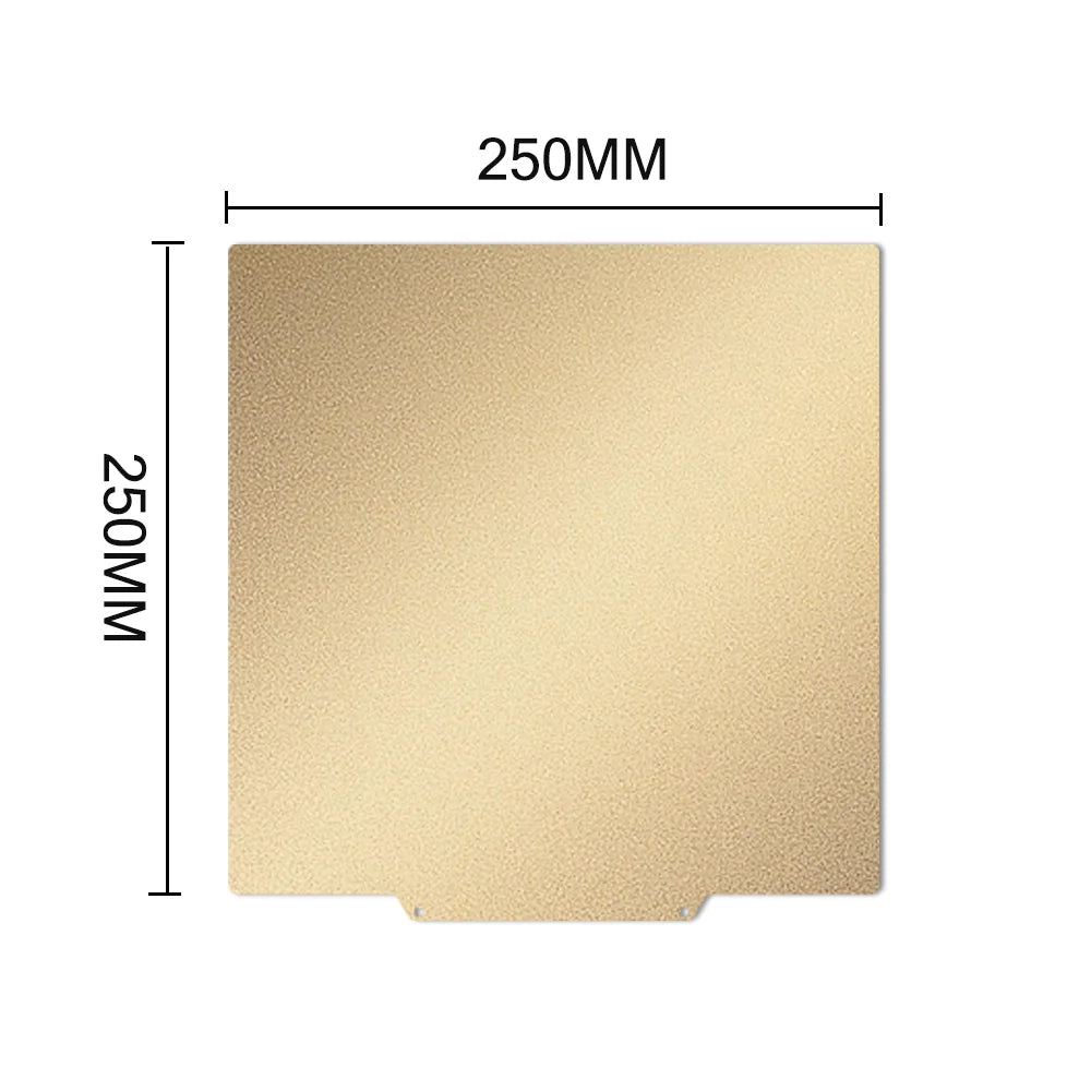 For Qidi Q1 Pro Plate 3D Printer Accessories Heat Bed Double Side PEO PET PEI Powder Coated Spring Steel Sheet 250x250 PEI Sheet