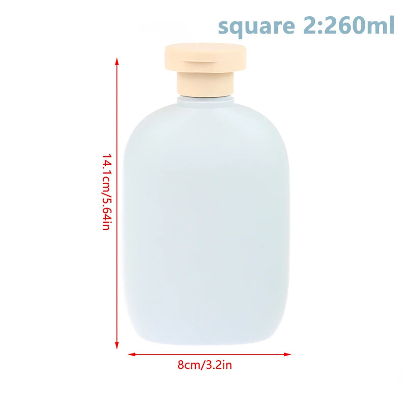 100ML-500ML Foaming Soap Dispensers Refillable Bottles Flip Lotion Bottles Avocado Green Plastic Shampoo Shower Gel