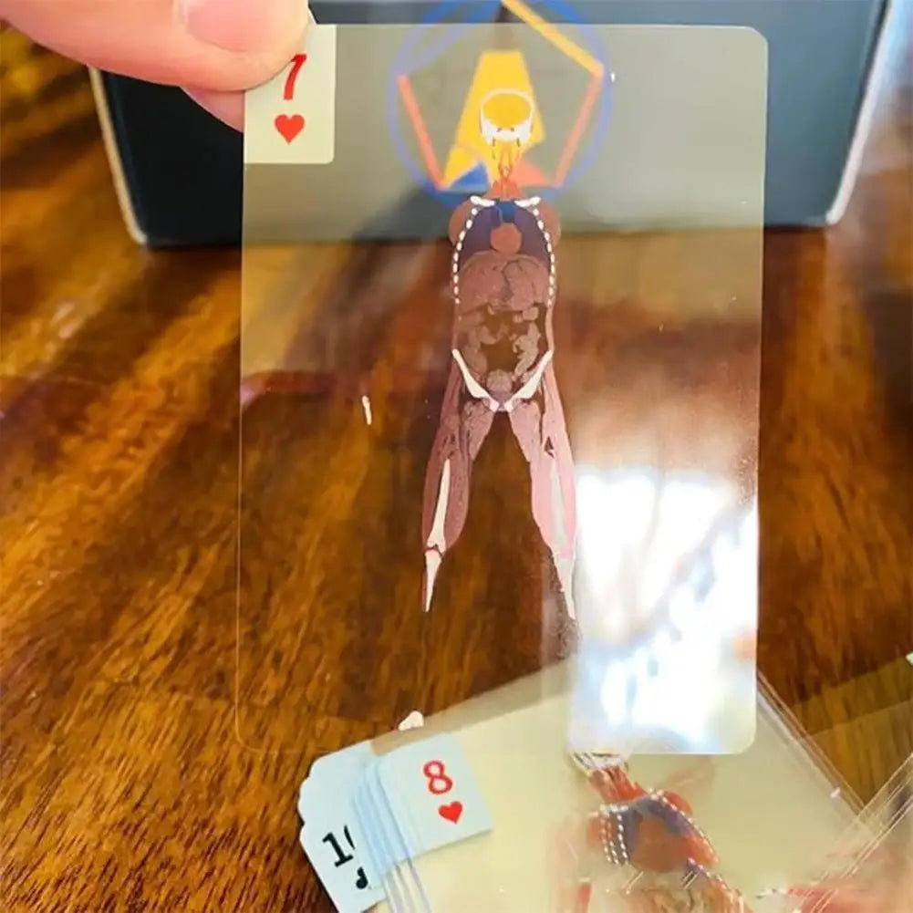 Full Skeleton Human Anatomy Playing Cards X-Ray Designs The Body Deck Skeleton Mannequin Body Deck Educational Playing Cards Kit