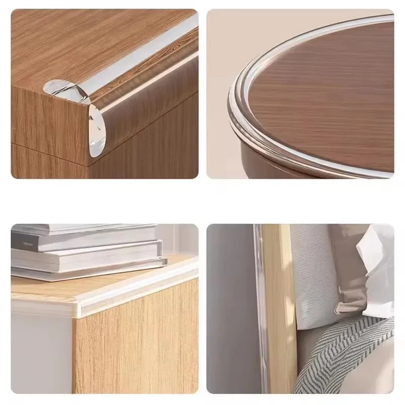 1-5M Table Edge Guard Furniture Corner Protector Strip Self Adhesive Transparent Kids Collision Proof Soft Bumper Baby Safety