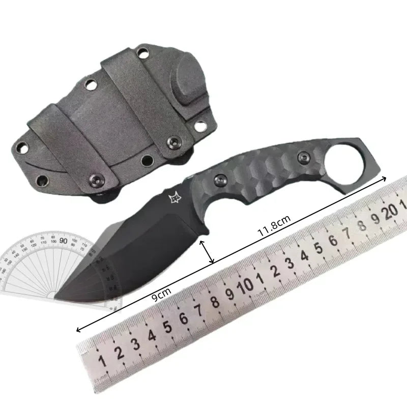 New Fixed Blade Knfie Sheath NioLox Steel Knife Fiberglass Handle Outdoor Knife EDC Camping Knife