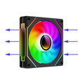PRISM 4 PRO ARGB CPU Fan 4PIN PWM Silent Chassis Fan 120mm Infinite Mirror 5V 3PIN Motherboard Light Sync Case Cooler Fan