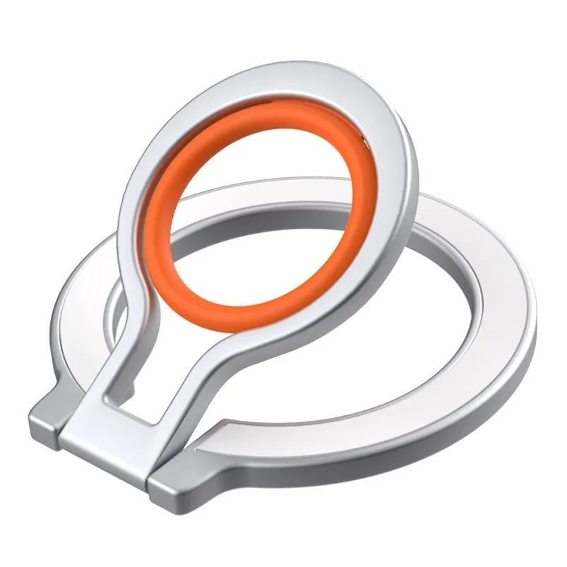Magnetic Phone Holder Stand for Magsafe Lightweight Phone Finger Ring Snap Grip Kickstand Accessories for iPhone 17 16 15 14 13