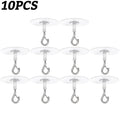 10Pcs Self Adhesive Ceiling Hooks Wall Mounted Hanging Basket Hooks Plant Flower Pot Hanging Rack Home Heavy Duty Storage Tools