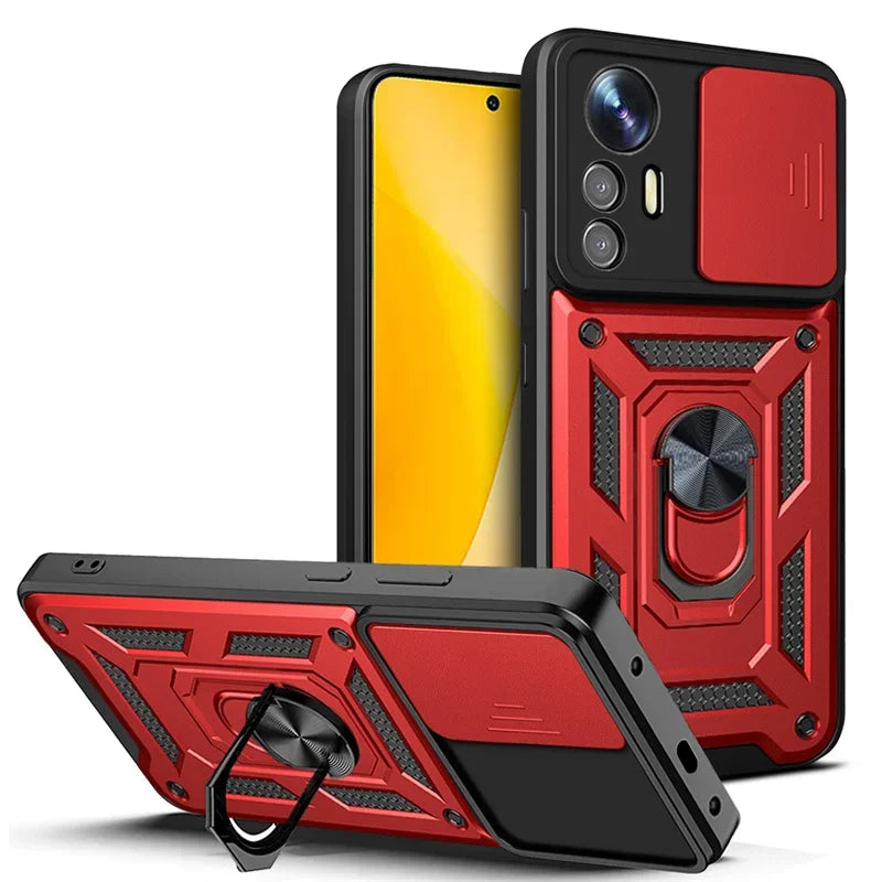 Military Grade Armor Case For Mi Xiaomi 17 15 14 Ultra Pro 13T 13 Lite Max 5G Phone Magnetic Holder Ring Stand Protect Cover