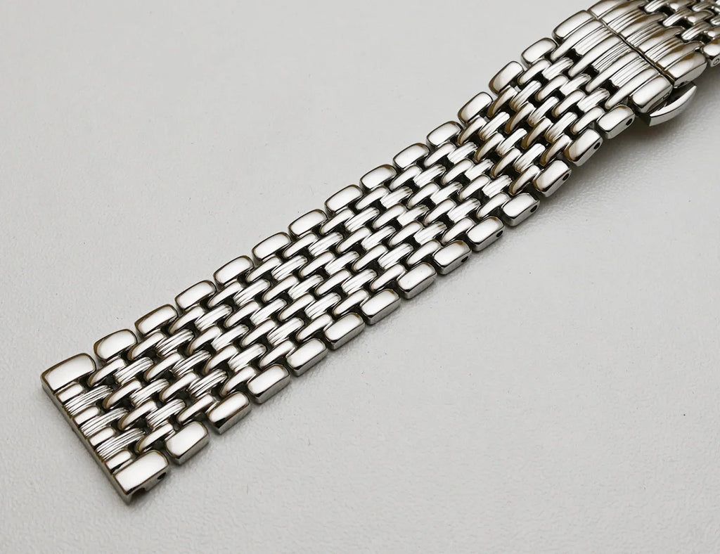 Stainless Steel Watch Band Strap 18mm 20mm 22mm Silver Gold Polished Mens Luxury Replacement Metal Watchband Bracelet for Tissot