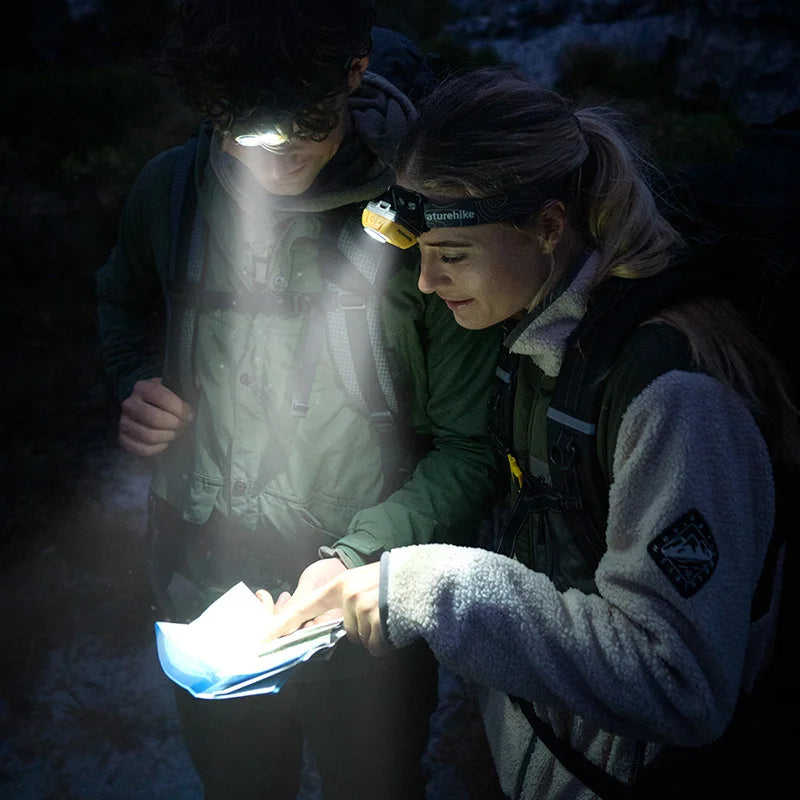 Naturehike High Waterproof Headlight Outdoor Headlamp Hiking Mountaineering Cross-country Running Climbing Super Bright Lights