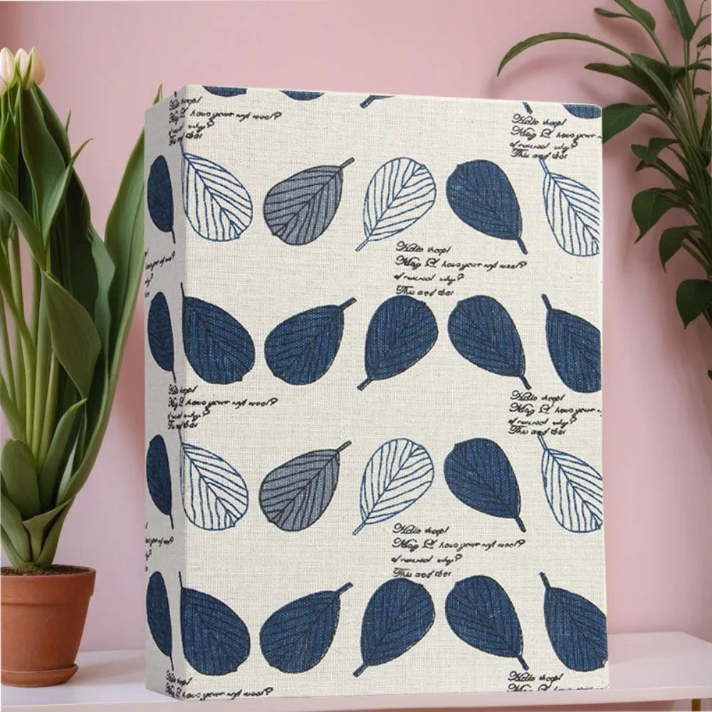 New 100 Pockets Photo Album 4x6 Photos Small Scrapbook Album Linen Cover Slip-in Picture Albums DIY Writable Photo Storage