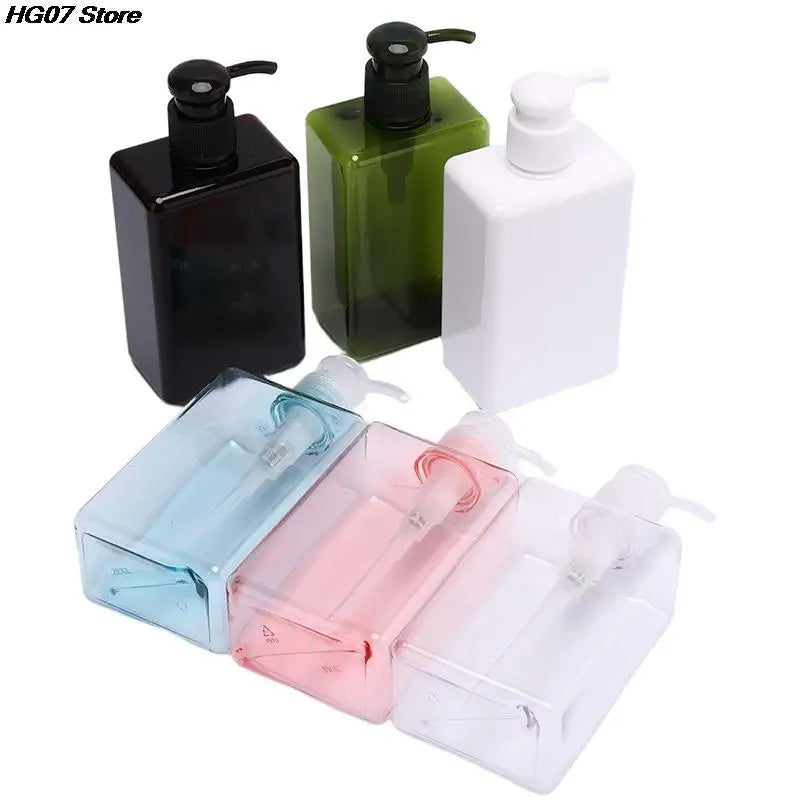 1PC 280ml Portable Travel Pump Soap Dispenser Bathroom Sink Shower Gel Shampoo Lotion Liquid Hand Soap Pump Bottle Container