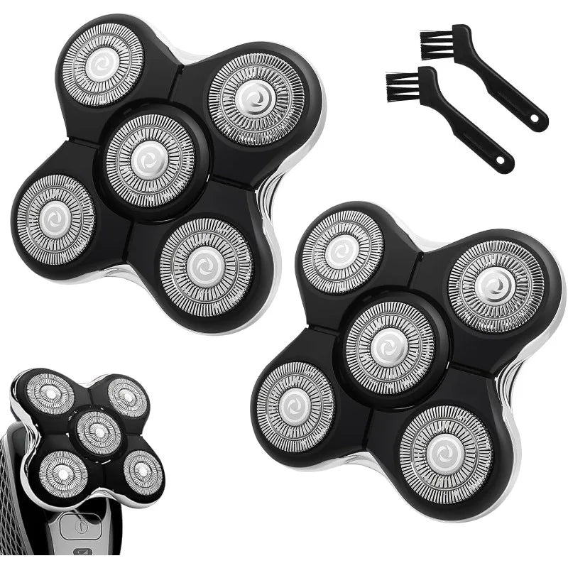 1/2/3Pcs Shaver Replacement Heads Compatible with Balder XR7000/XR1500/XR5 Head Shaver Model  Electric Shaving for Bald Men