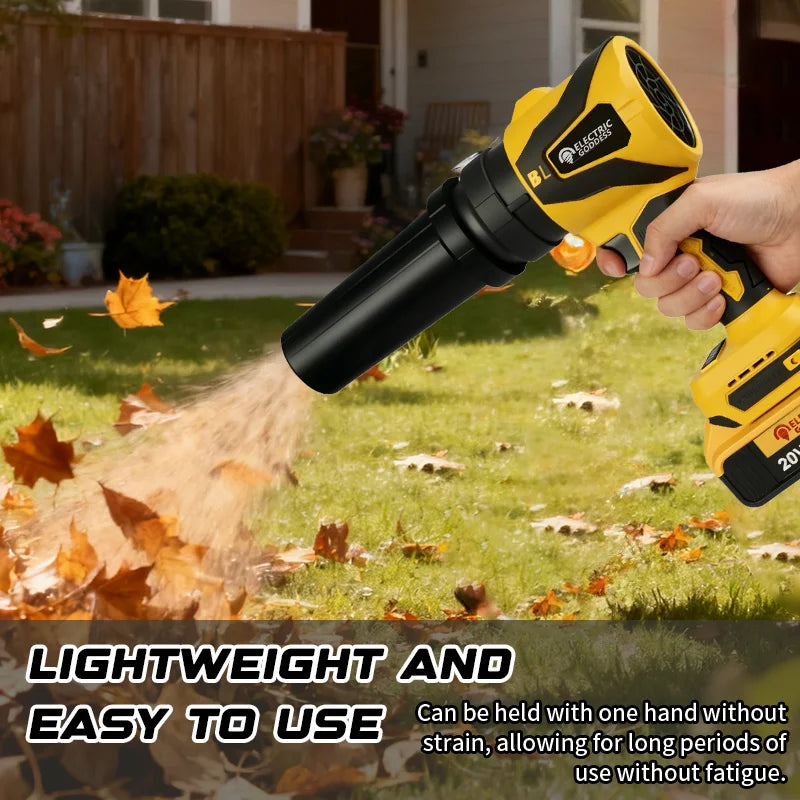 Brushless 300000RPM Electric Turbo Blower Jet Fan Vacuum Cleaner Handheld Leaf Blower Dust Blowing For Dewalt 20V Battery Pin