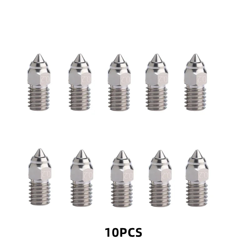 3D Printer High Speed Nozzle For ENDER 7 Spider Ender 3 V3 SE ender 5 S1 0.2 0.4 0.6 0.8 1.0mm 3D Printer Parts Nozzle 3/5/10pcs