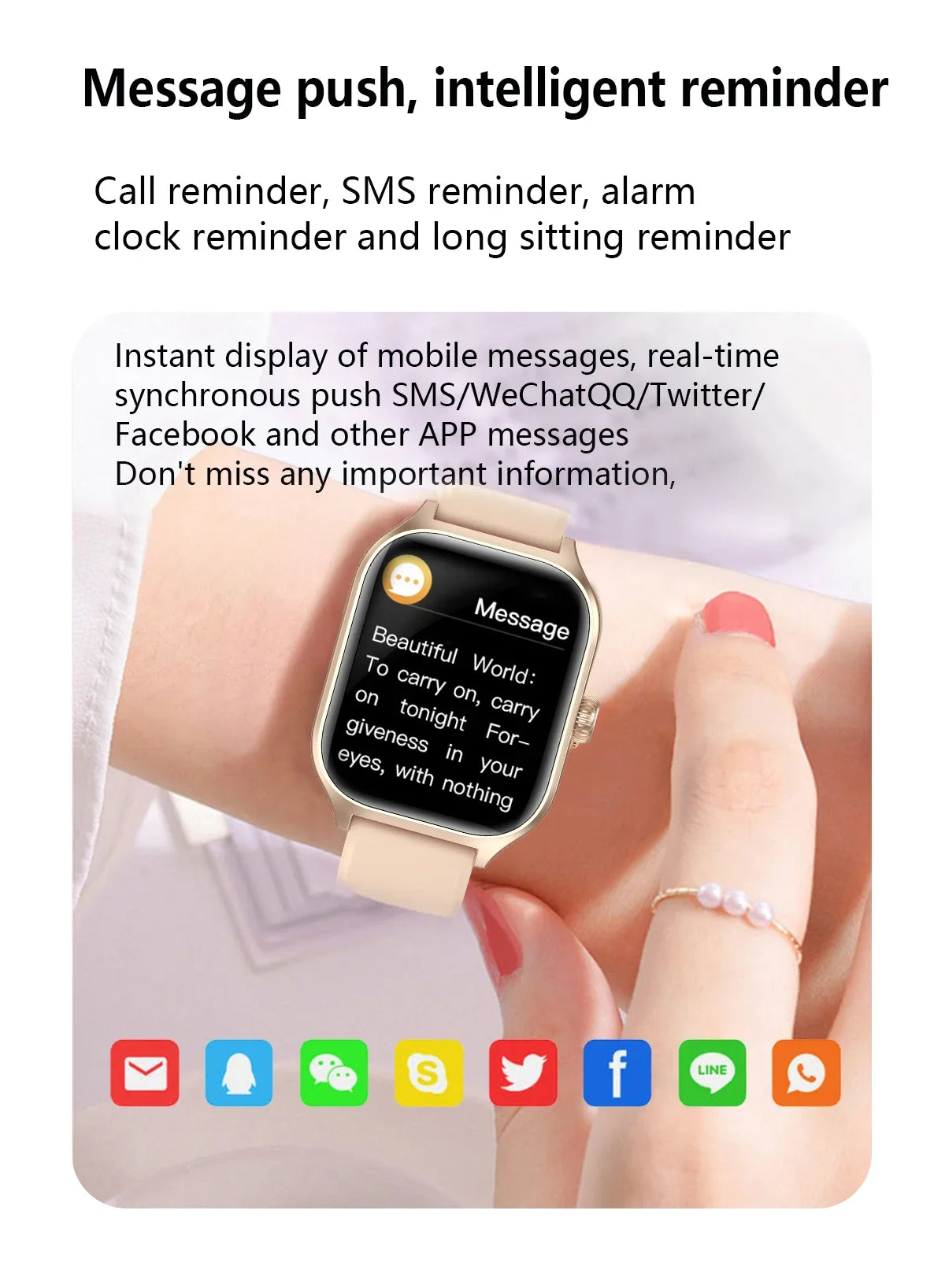 HOMEFISH  C20 Smartwatch 1.77-inch HD Display Bluetooth Call Message Alert Sports Mode Smartwatch For Men Women