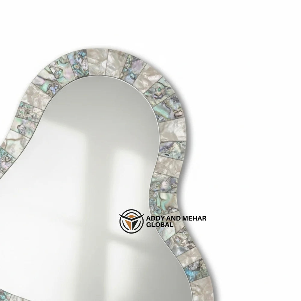 Luxury Square MDF Inlay Art Deco Wall Mirror Handmade Eco-Friendly 5.0mm Thick for Wedding Home & Hotel Decor