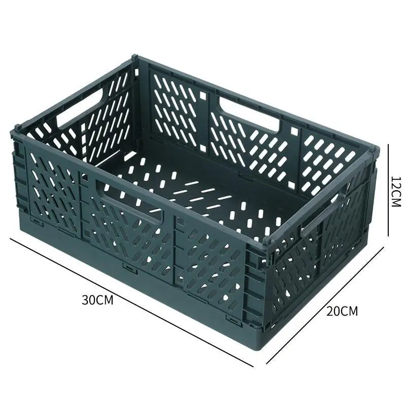 Foldable Storage Basket Wardrobe Organizer Box Kitchen Bathroom Accessories Gadgets For Clothes Toy Spices Condiments Vegetables