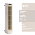 New Wall Mounted Air Conditioning Fan 2000mAh 3 Speeds Adjustable Vertical Non-drilling Circulating Fan Home Quiet Tower Fan